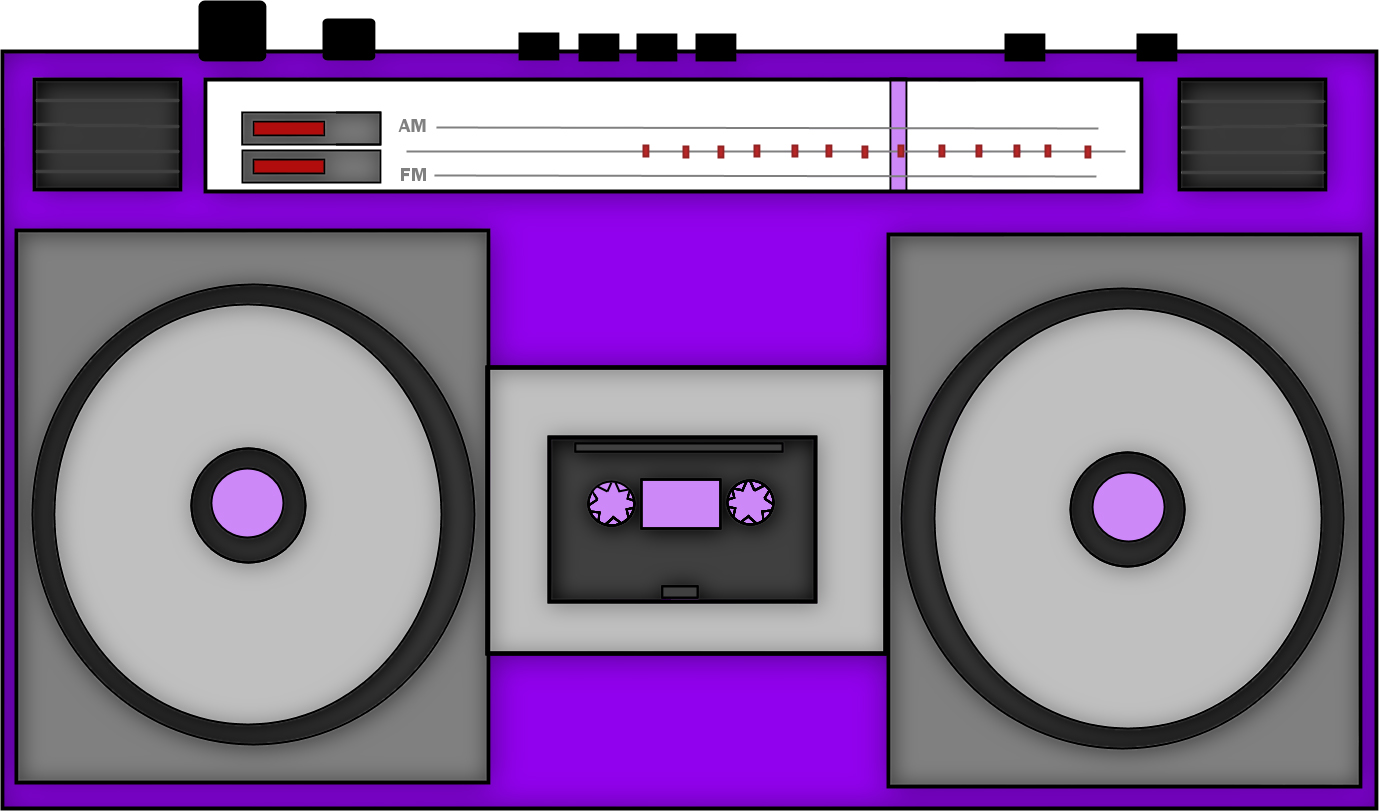 graphics boombox vector 80s clipart  Clipground