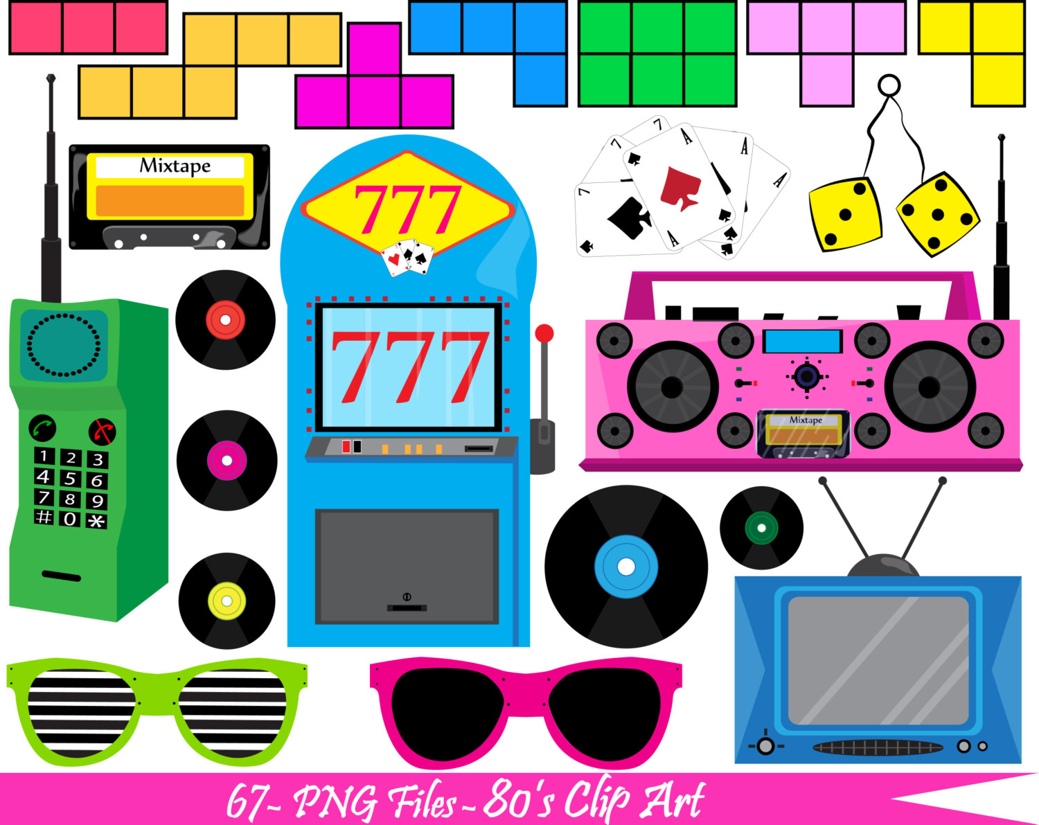 80s clipart - Clipground