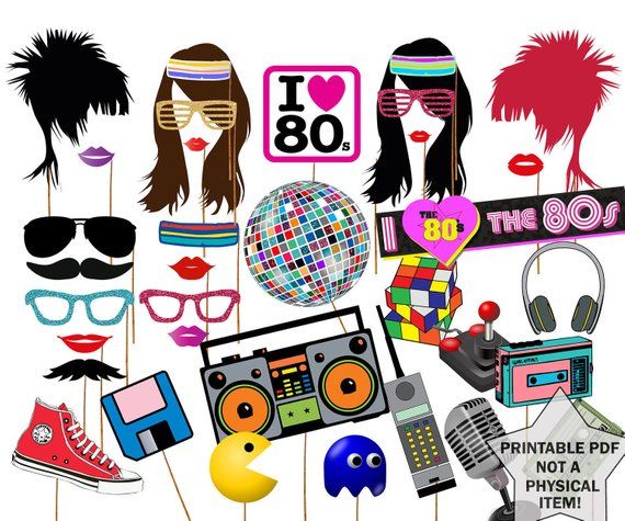80s photo booth clipart 10 free Cliparts | Download images on ...