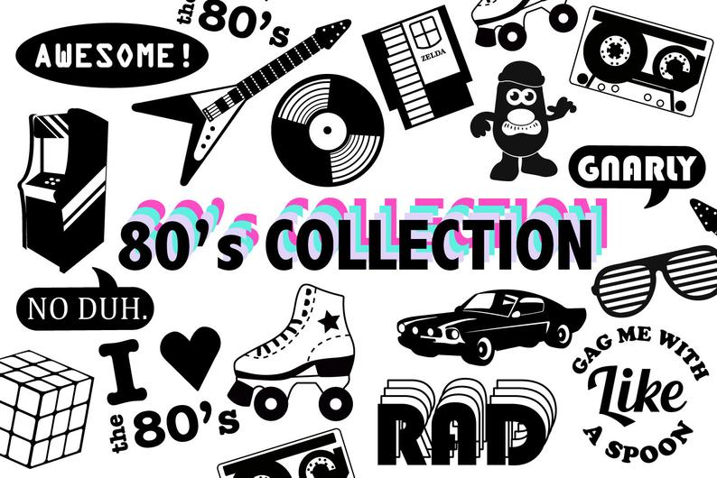 80's SVG COLLECTION.