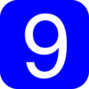 Number 9 clipart.