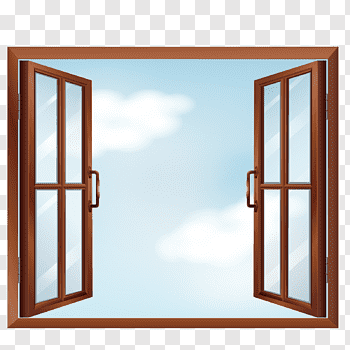 Open window cutout PNG & clipart images.