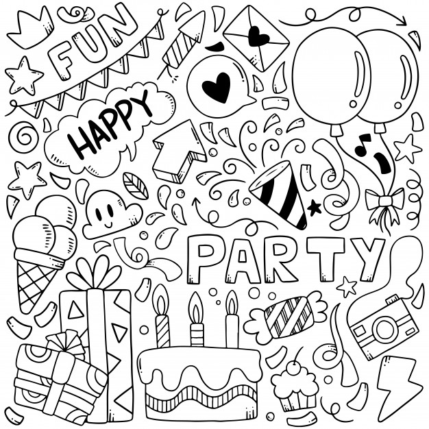 90 s clipart doodles collage png 10 free Cliparts | Download images on ...