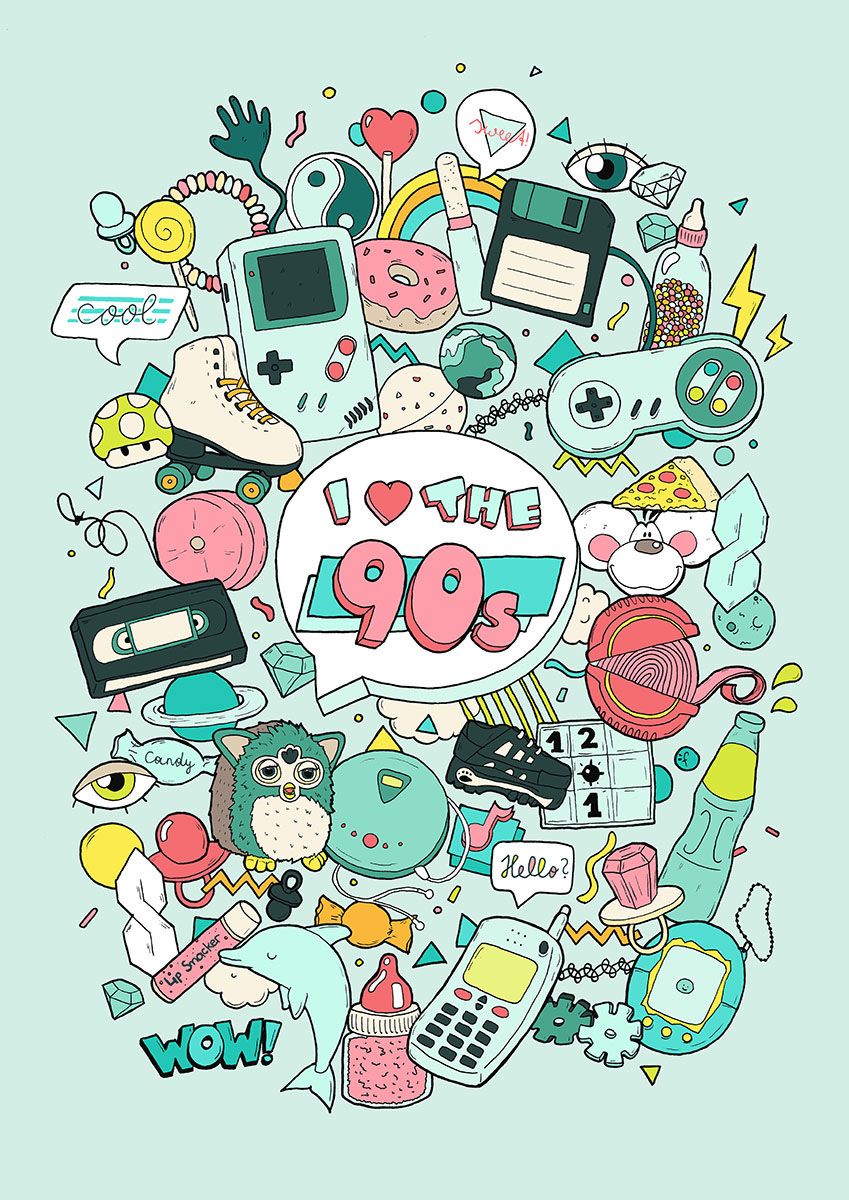 I love the 90s illustration in 2019.