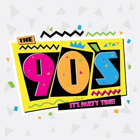 90s Stock Vector Illustration And Royalty Free 90s Clipart.