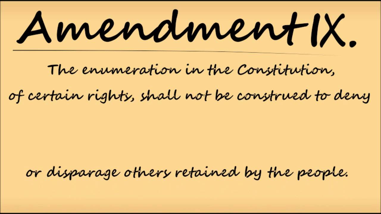 9th amendment clip art