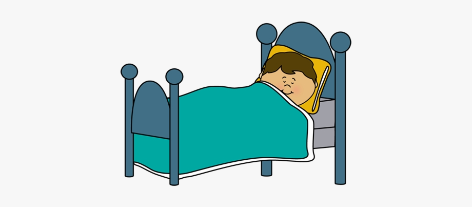 Boy Sleeping In Bed Clipart , Transparent Cartoon, Free.