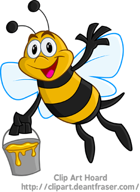 Clip Art Hoard: Honey Bee Clipart.