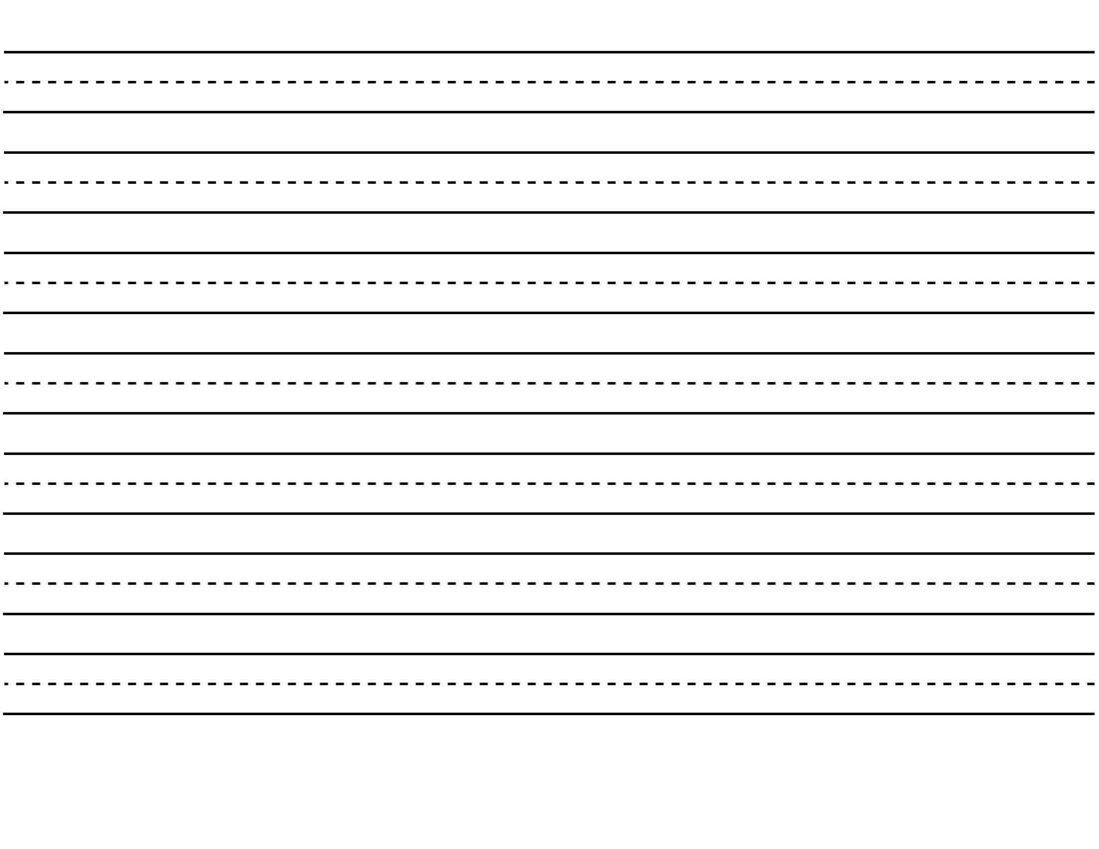 Printable Manuscript Paper For Kindergarten Get What You Need For Free