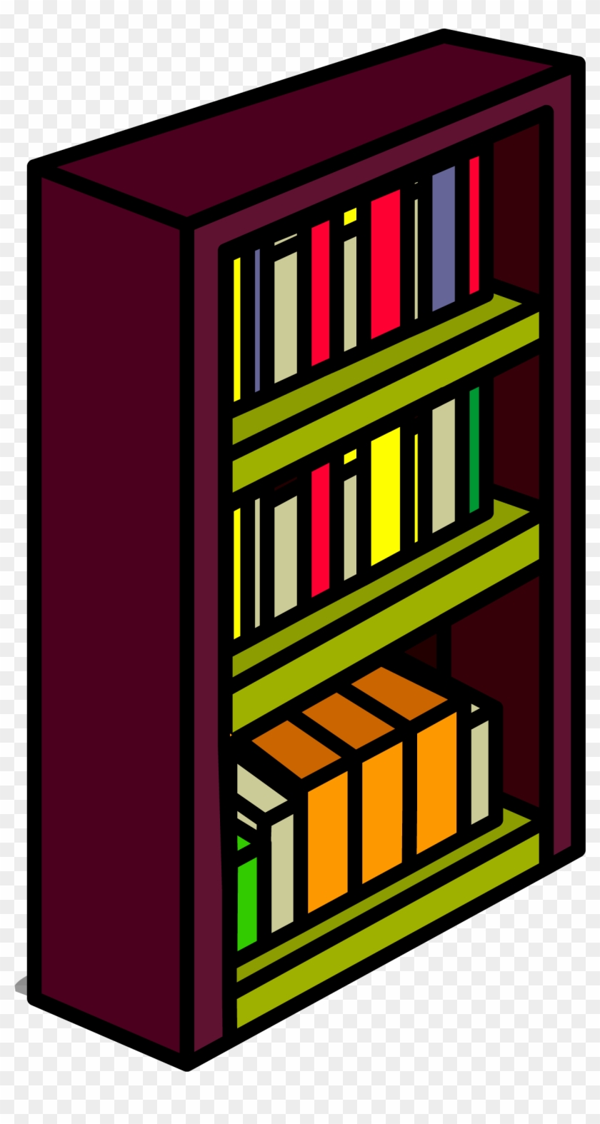 Bookshelf Clipart Png.