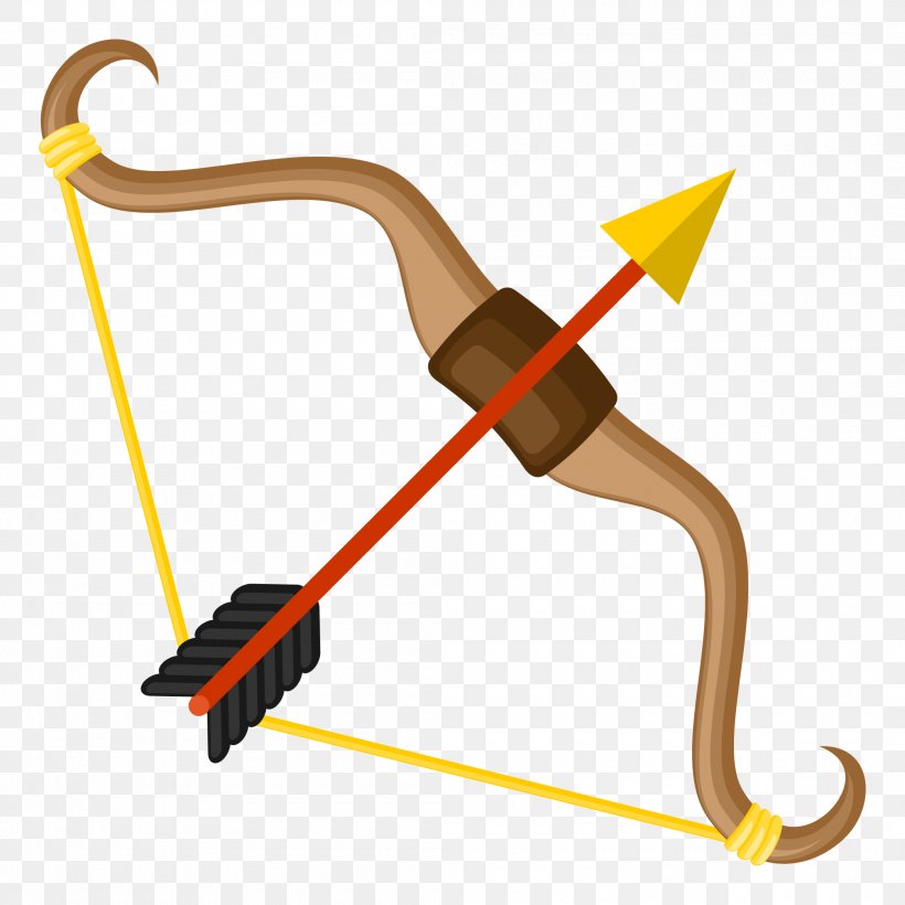 Bow And Arrow Clip Art, PNG, 2100x2100px, Bow And Arrow.