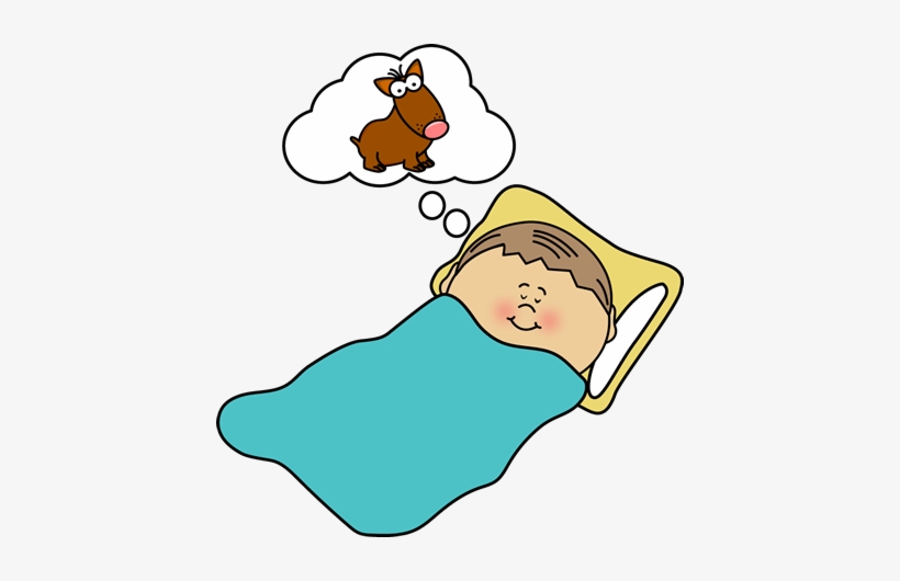 Clip Art Images Child Sleeping Boy Dreaming.