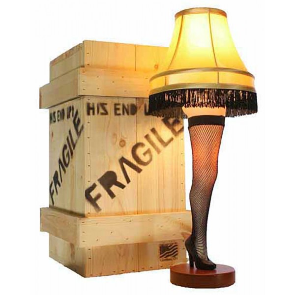 A christmas story leg lamp clipart.