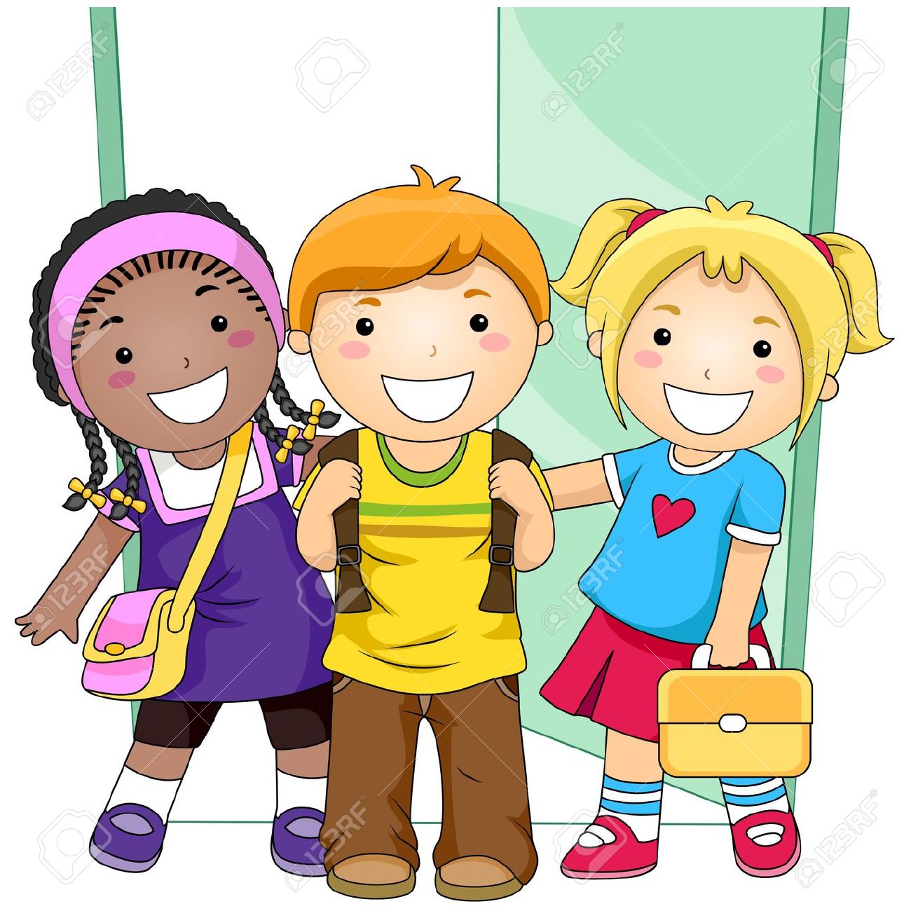 Students In A Classroom Clipart.
