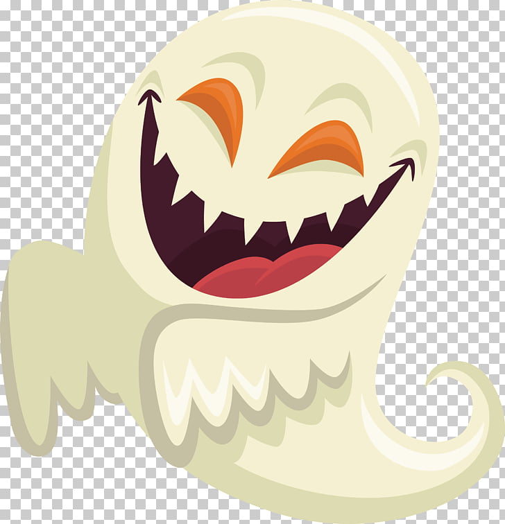 Ghost, The specter of evil laughter PNG clipart.