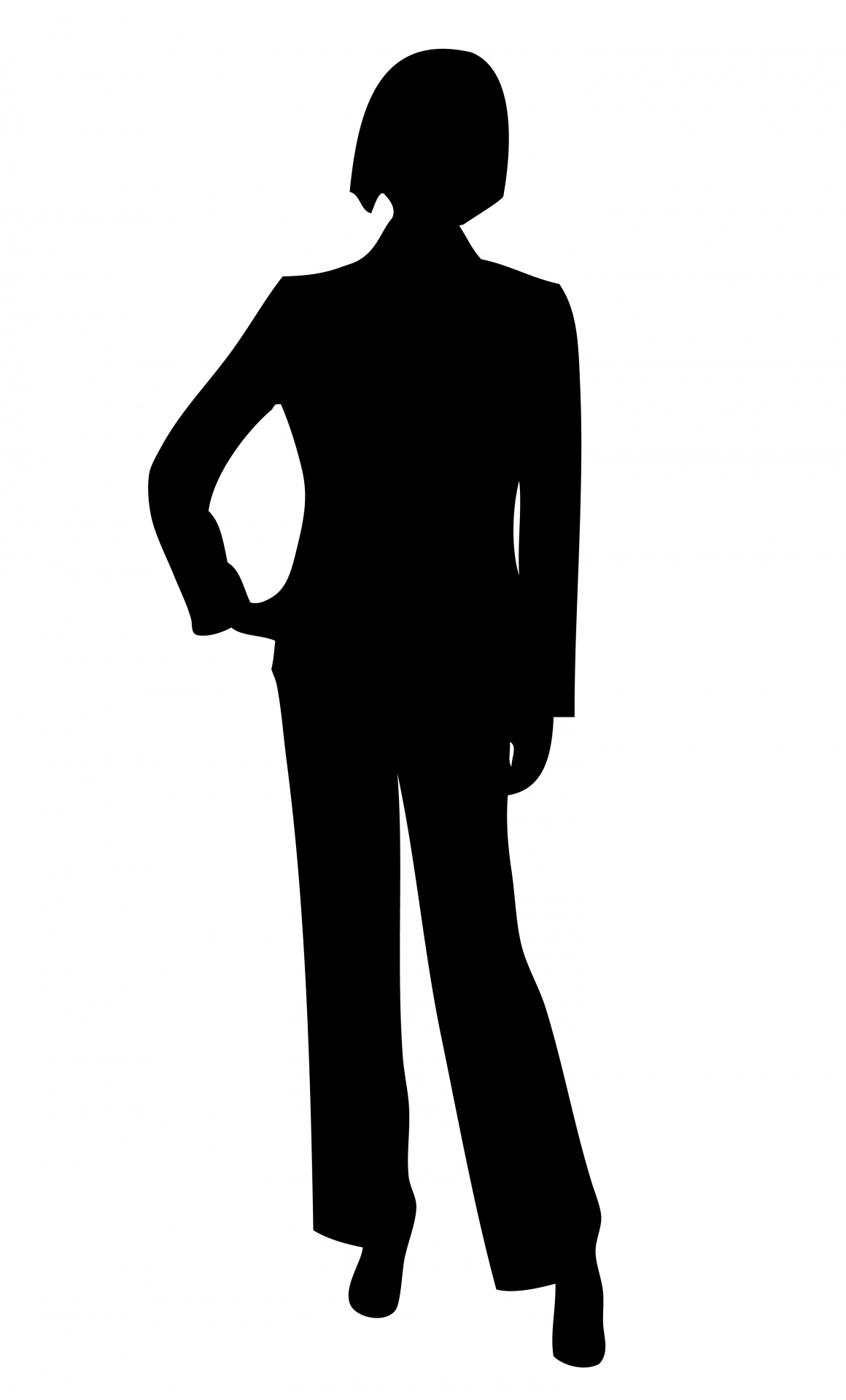 Business People Silhouette Clip Art.