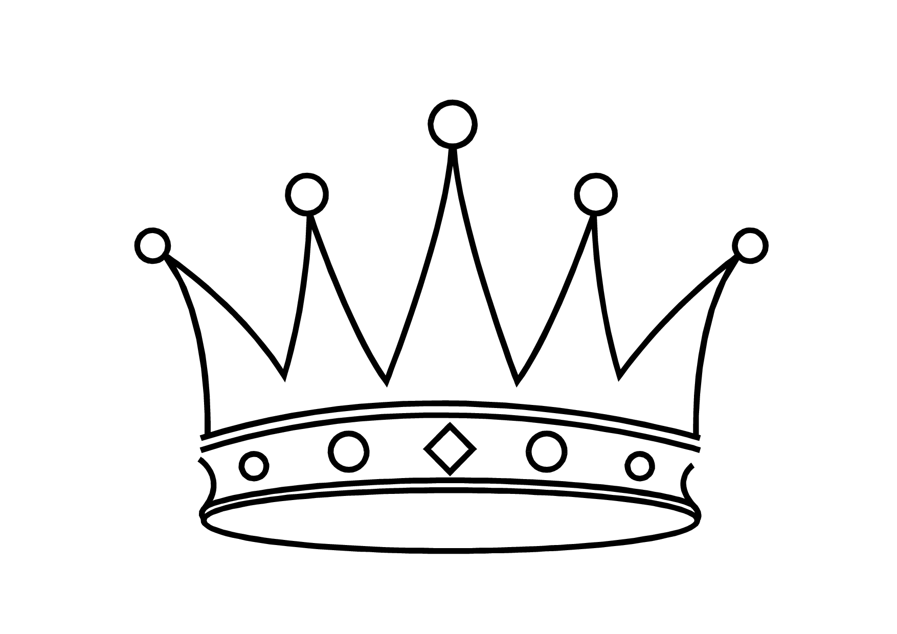 Black Princess Crown Clipart.