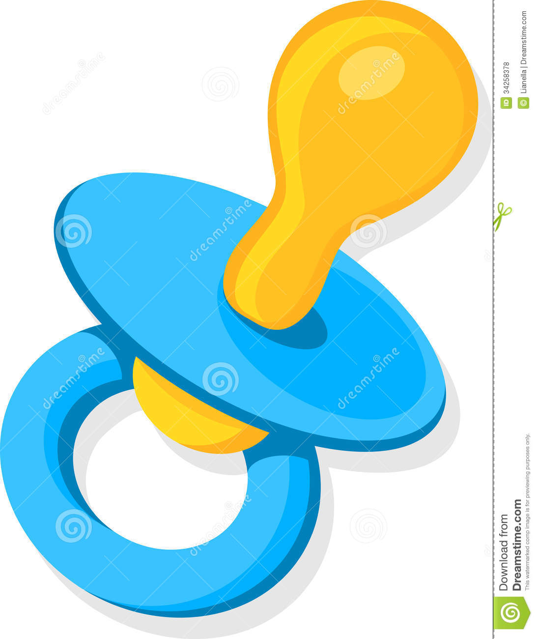 Baby Pacifier Clipart.