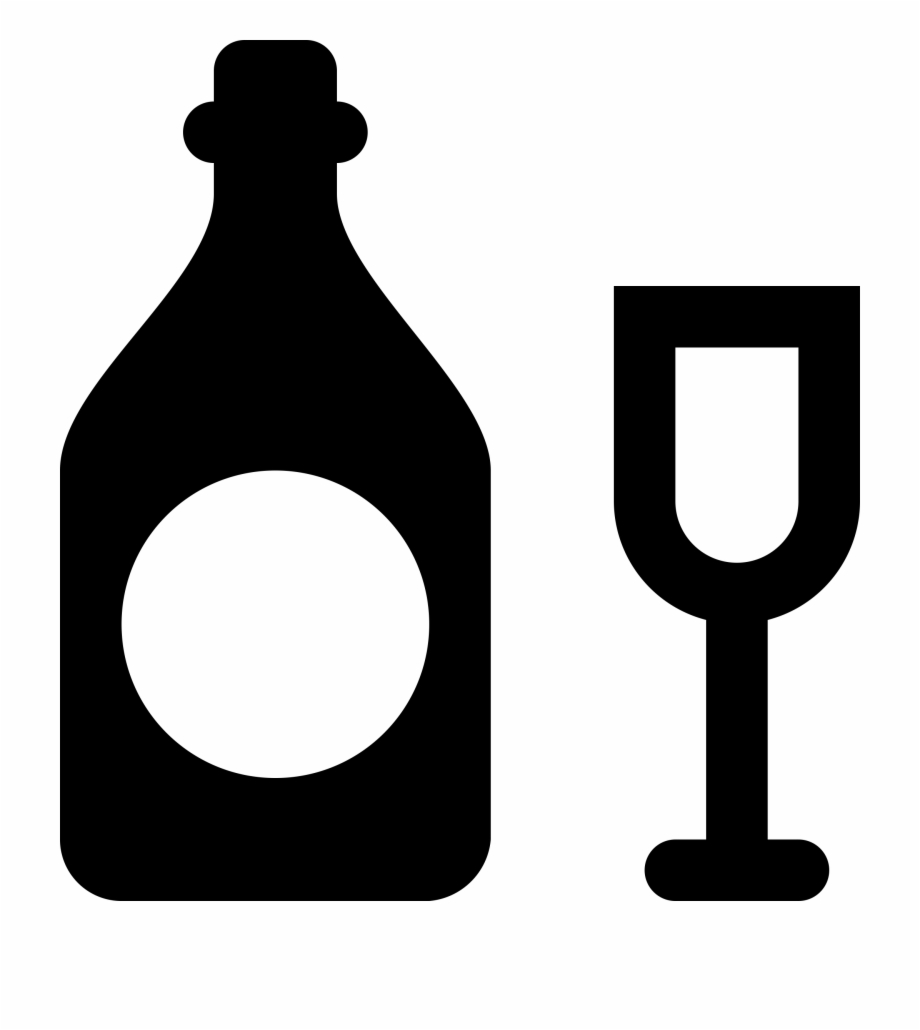 Banner Royalty Free Download Alcohol Vector Icon.