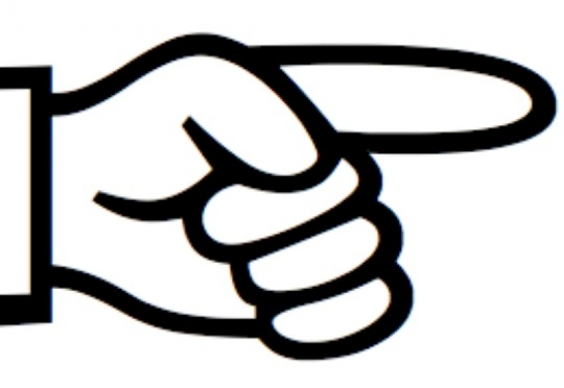 Pointing Finger Clipart.