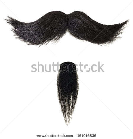 Mustache Stock Images, Royalty.