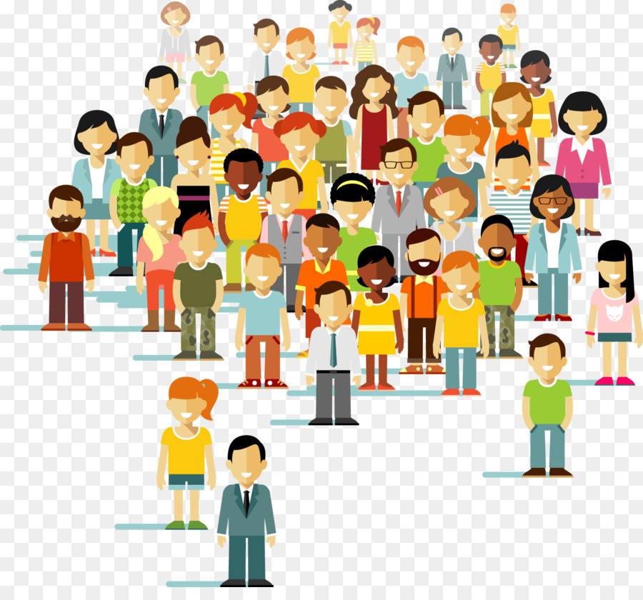 Group Of People Background png download.
