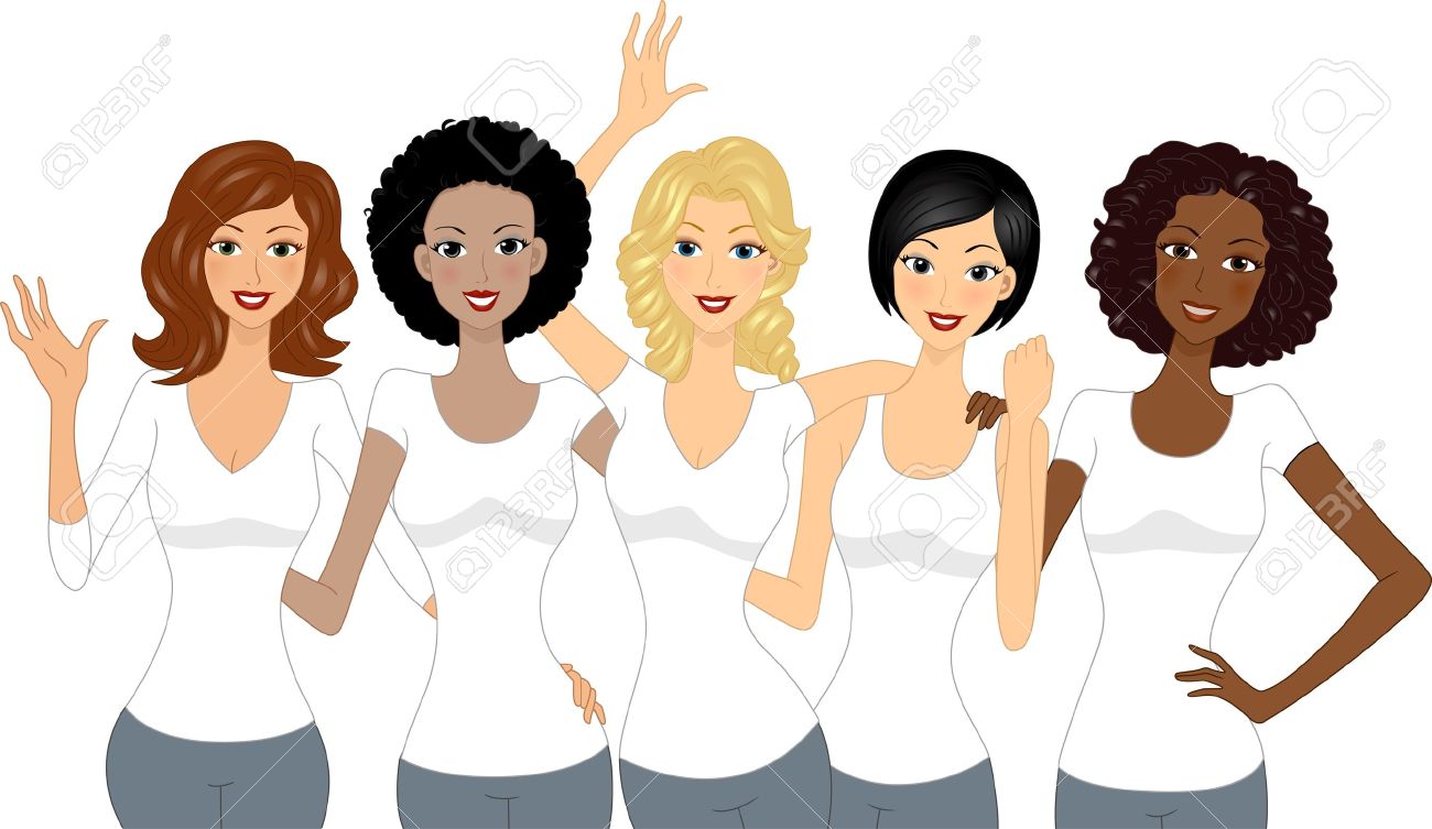 Group of women clipart 5 » Clipart Station.
