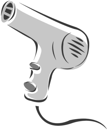 Hair Dryer Clipart.