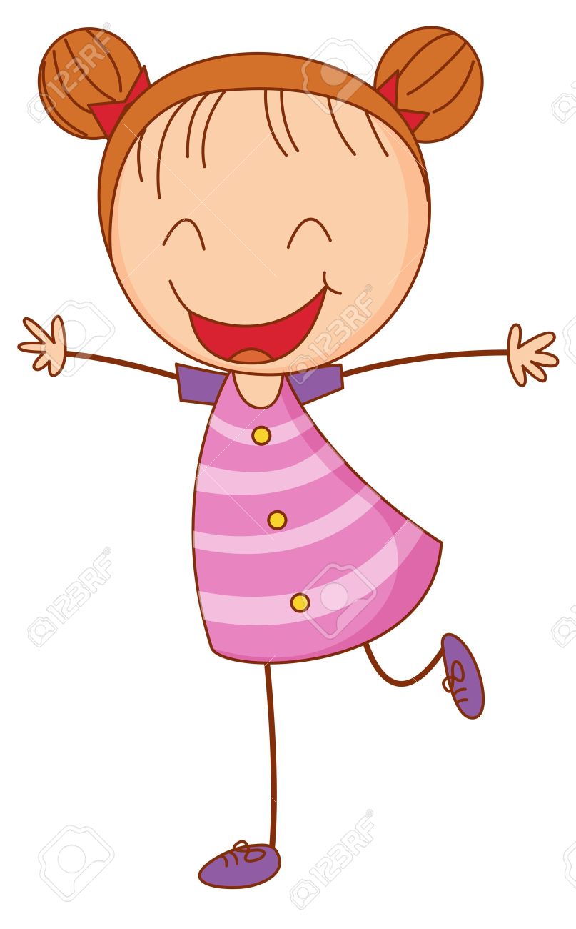 Happy girl clipart 1 » Clipart Station.