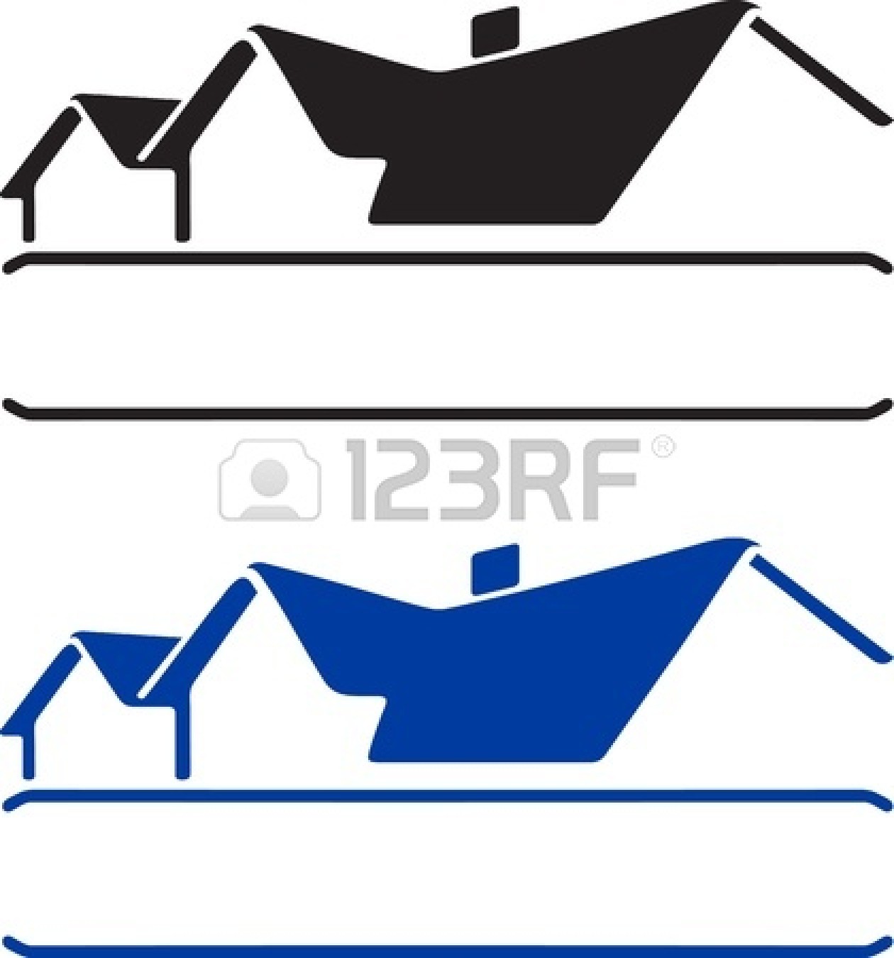 House Roof Outline Clipart.