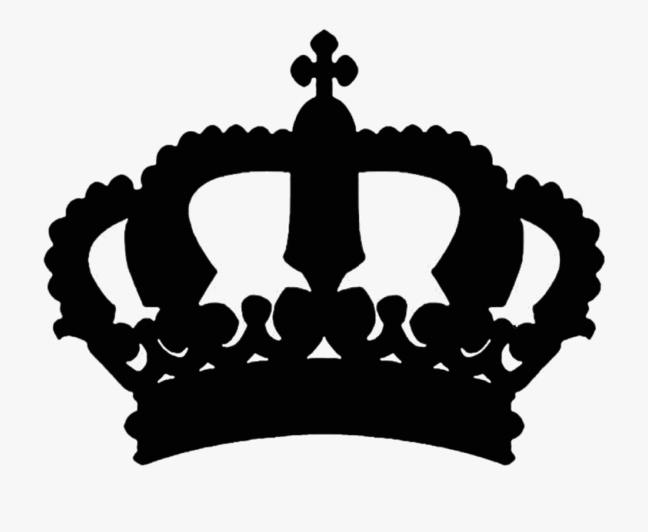 King Crown Clipart Silhouette.