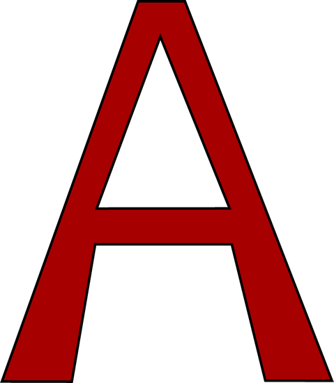 The Letter A Clipart at GetDrawings.com.