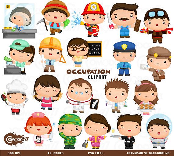 Job and Occupation Clipart.