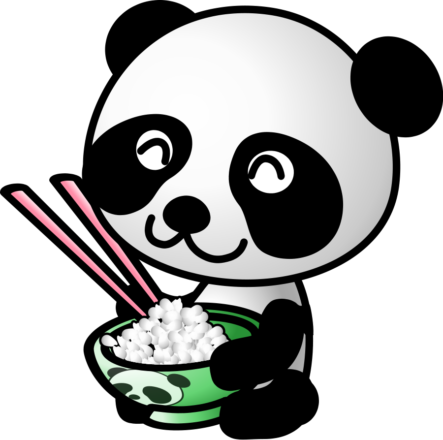 Panda Face Clipart Black And White.