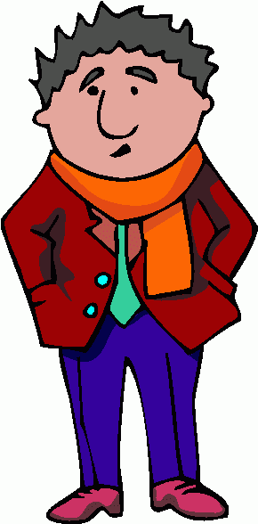 A person standing clipart.