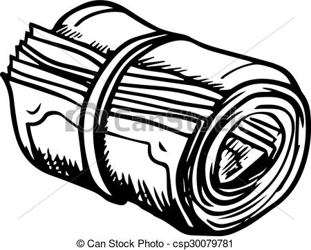 Roll Of Money Clipart.