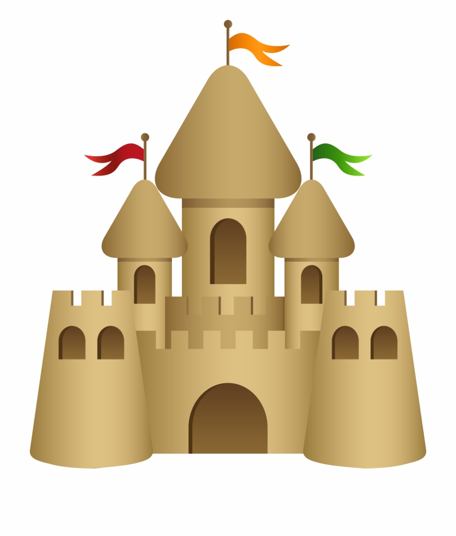 Free Sand Castle Clipart Black And White, Download Free Clip.