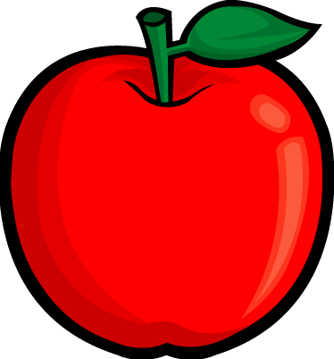 Download Fruit Clip Art ~ Free Clipart of Fruits: Apple, Bananna.