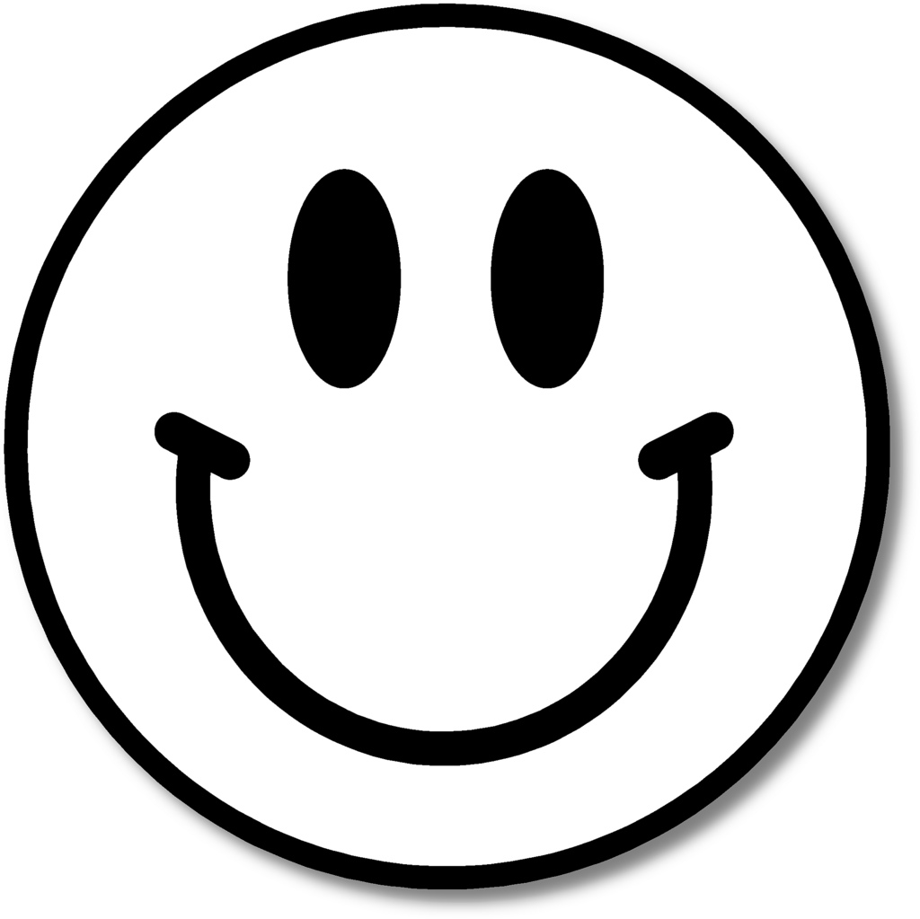 1136 Happy Face free clipart.