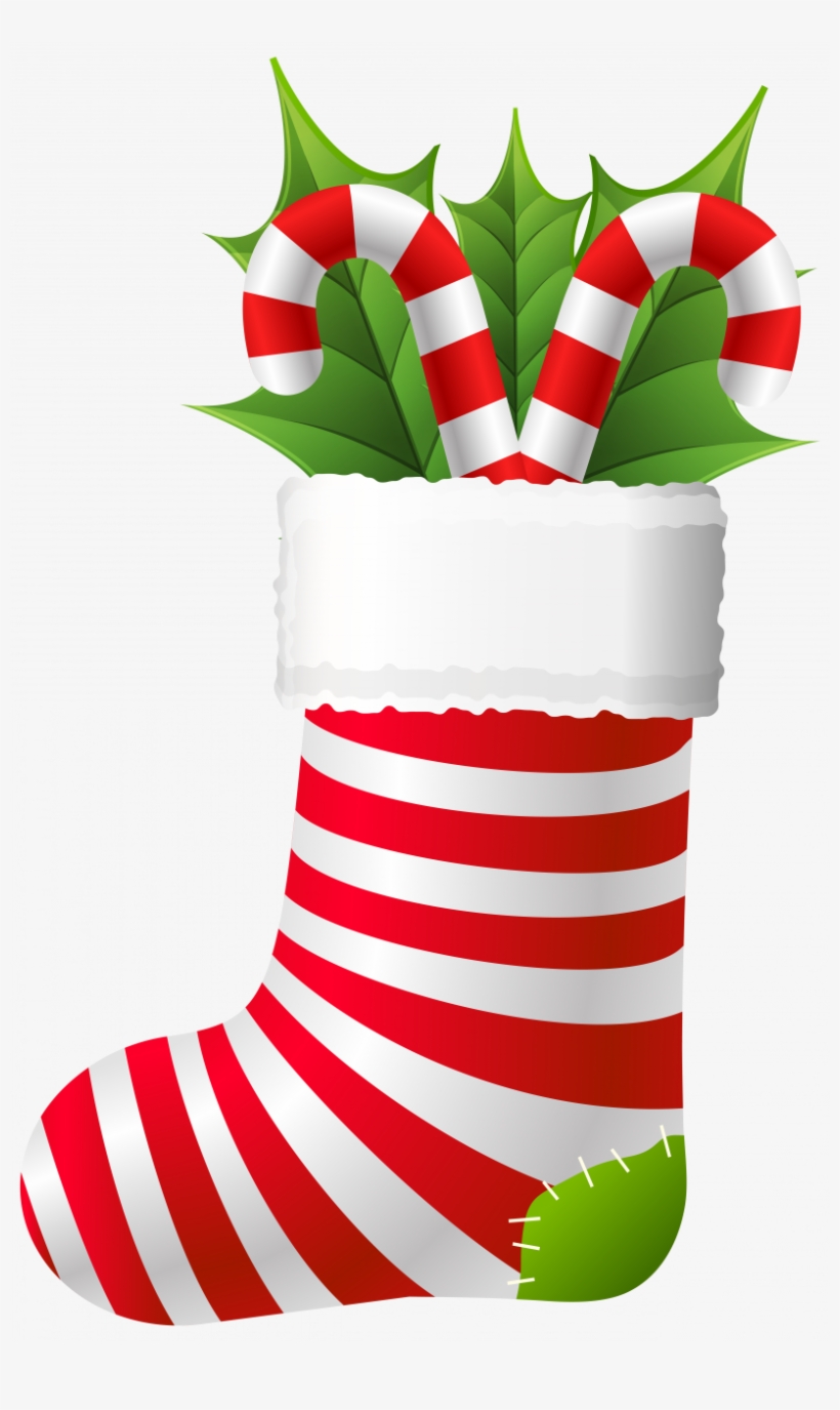 Library Christmas Stocking Clipart Images.