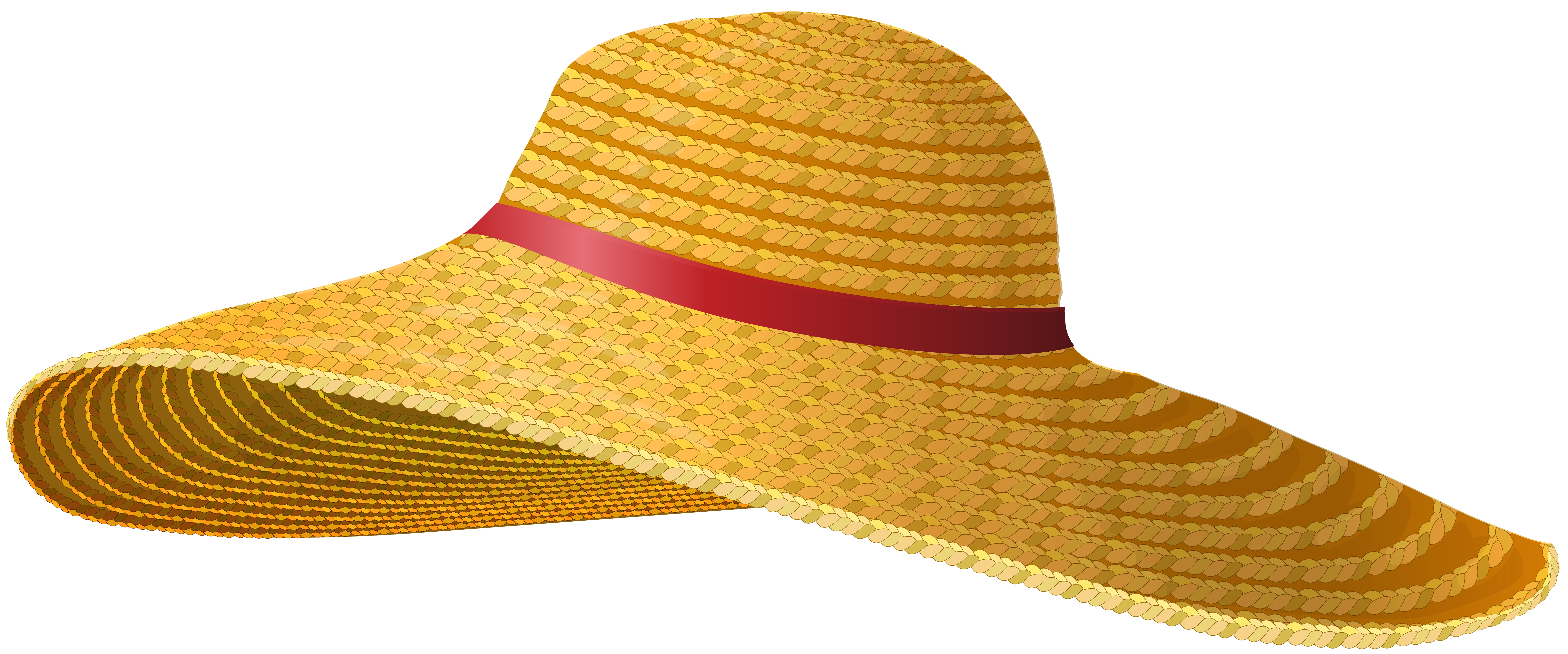 Female Straw Hat PNG Clip Art.