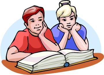Students Studying Clipart.