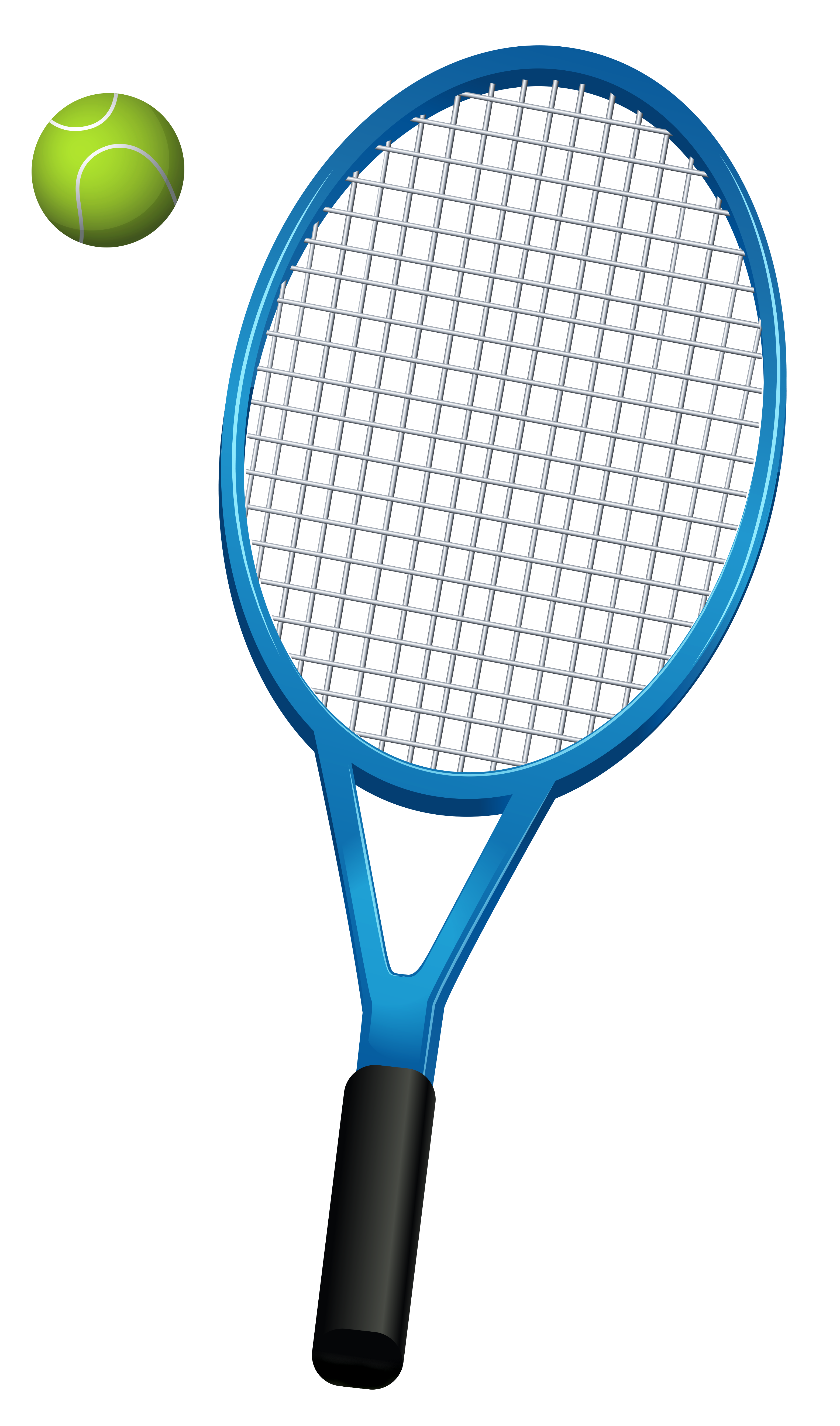 Tennis Racket PNG Vector Clipart.