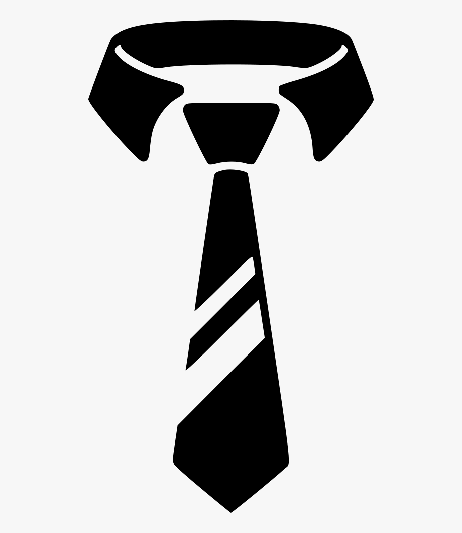 Transparent Tie Clipart Black.
