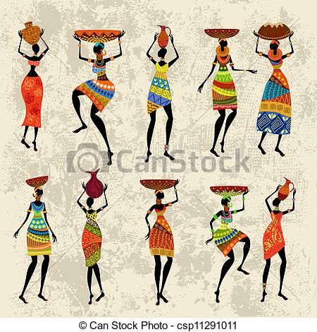 african tribal clipart.