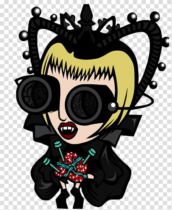 Lady Gaga, female villain transparent background PNG clipart.