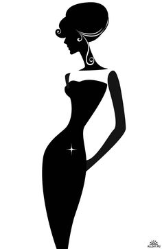 Classy Lady Silhouette at GetDrawings.com.