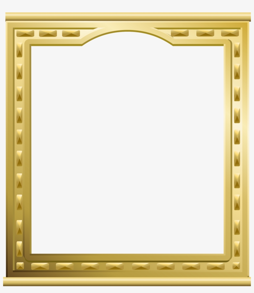 Gold Frame A4 Clipart Picture Frames Gold Decorative.