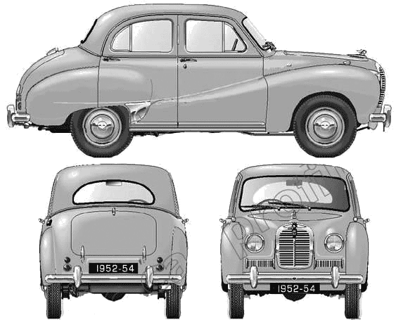 1953 Austin a40