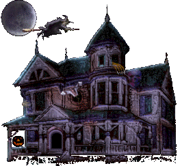 Abandoned haunted house clipart.